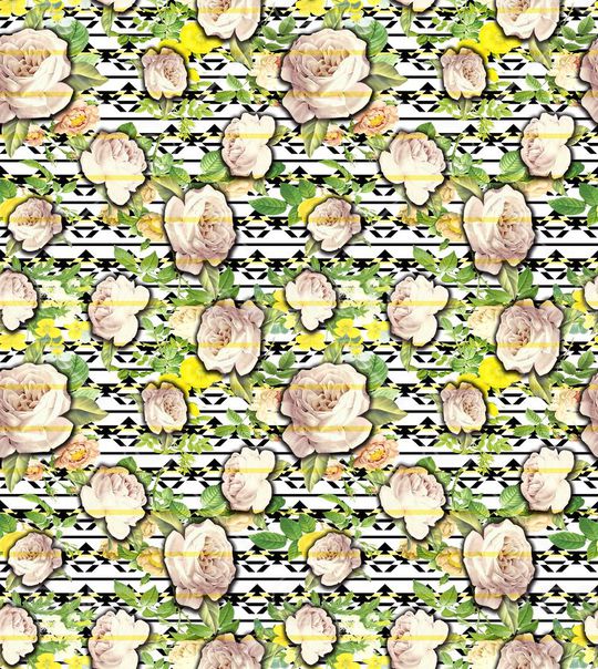 复古 田园 清新印花华亿平台图片