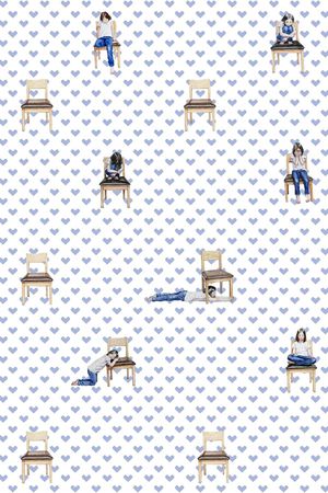 椅子印花华亿平台图片