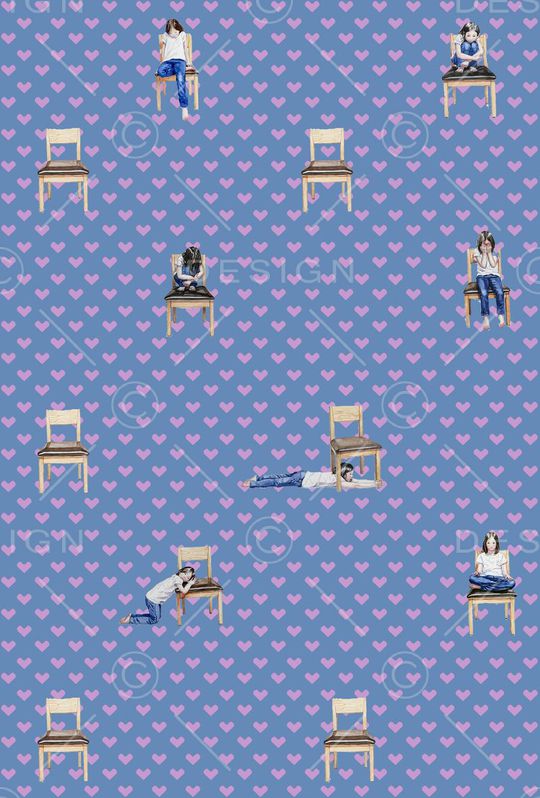 椅子印花华亿平台图片