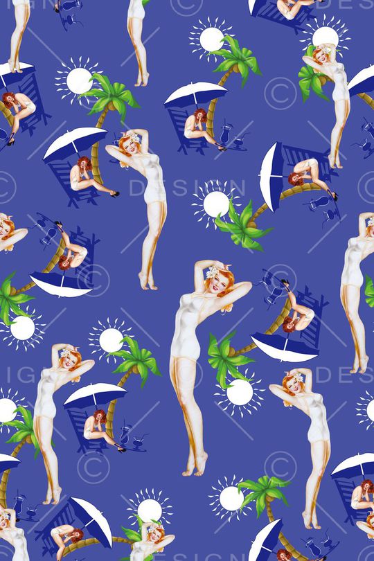 复古印花华亿平台图片