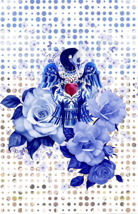 波点印花华亿平台图片