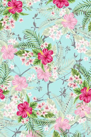 清新印花华亿平台图片