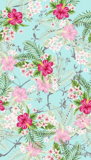 清新印花华亿平台图片