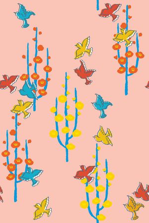 梅花印花华亿平台图片