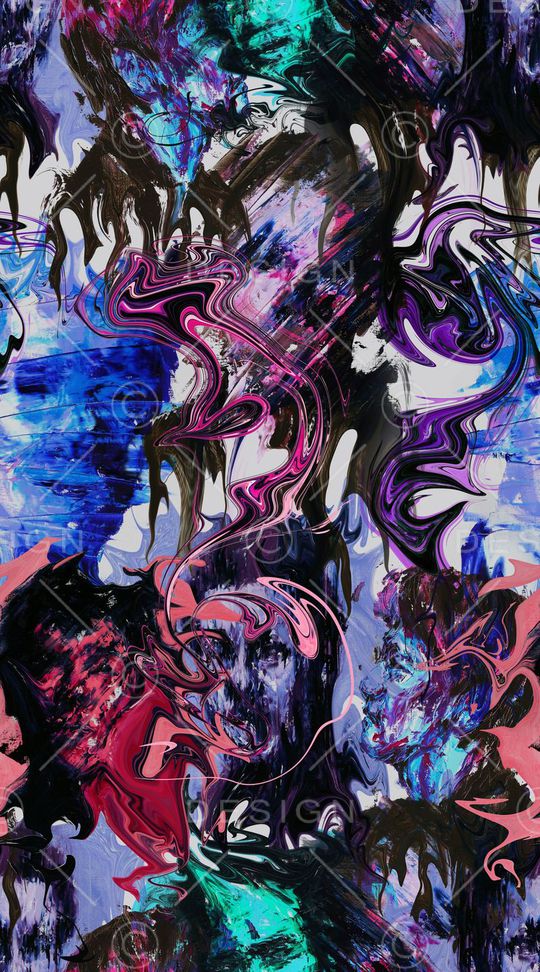 抽象印花华亿平台图片