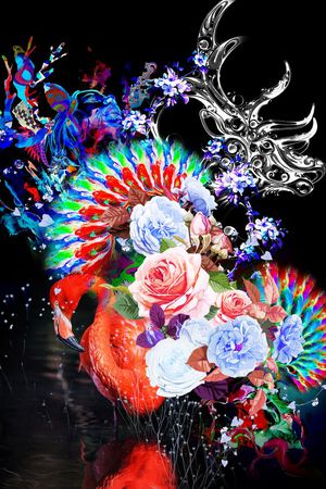 插画印花华亿平台图片