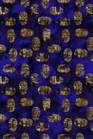 抽象印花华亿平台图片