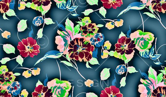 朦胧感印花华亿平台图片