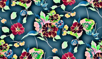 朦胧感印花华亿平台图片