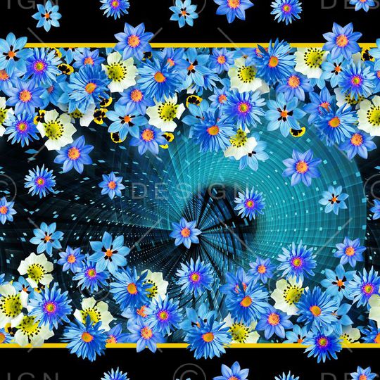 菊花印花华亿平台图片