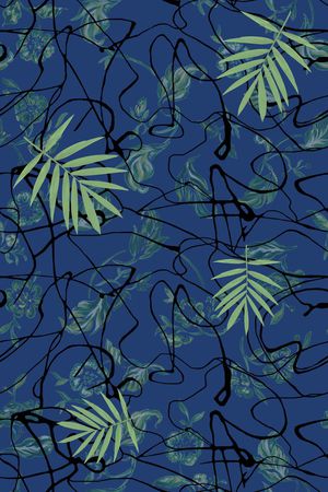 乱线条印花华亿平台图片