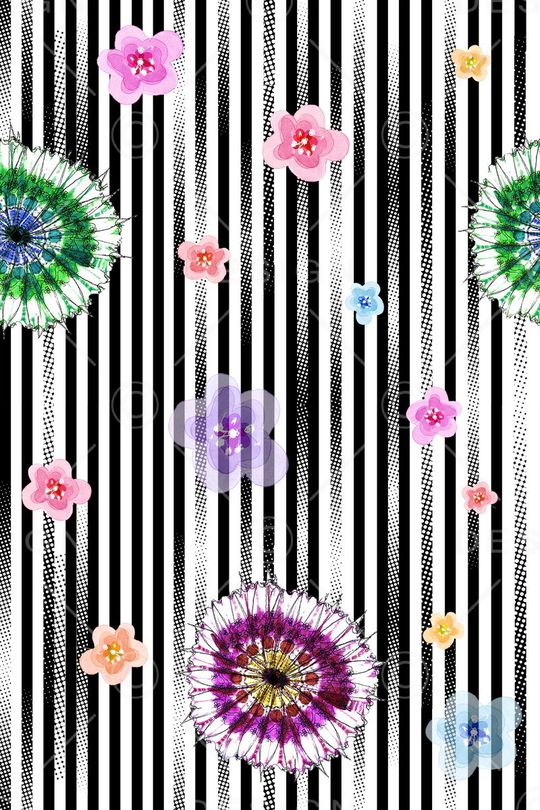 竖条印花华亿平台图片