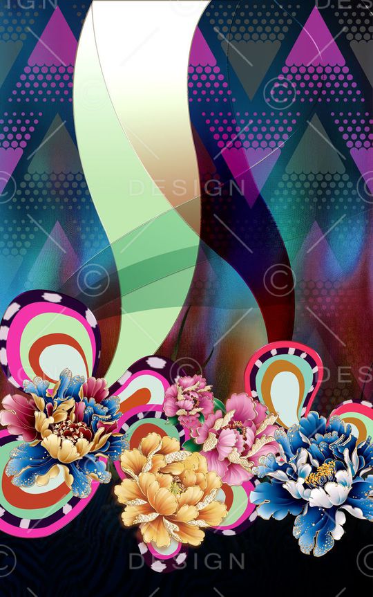 定位时尚印花华亿平台图片