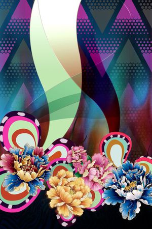 定位时尚印花华亿平台图片