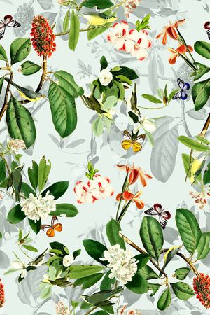 小清新印花华亿平台图片