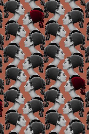 赫本印花华亿平台图片