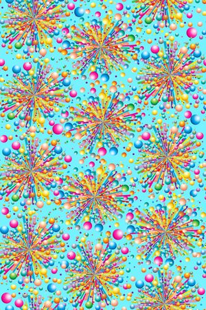 休闲时尚放射波点印花华亿平台图片