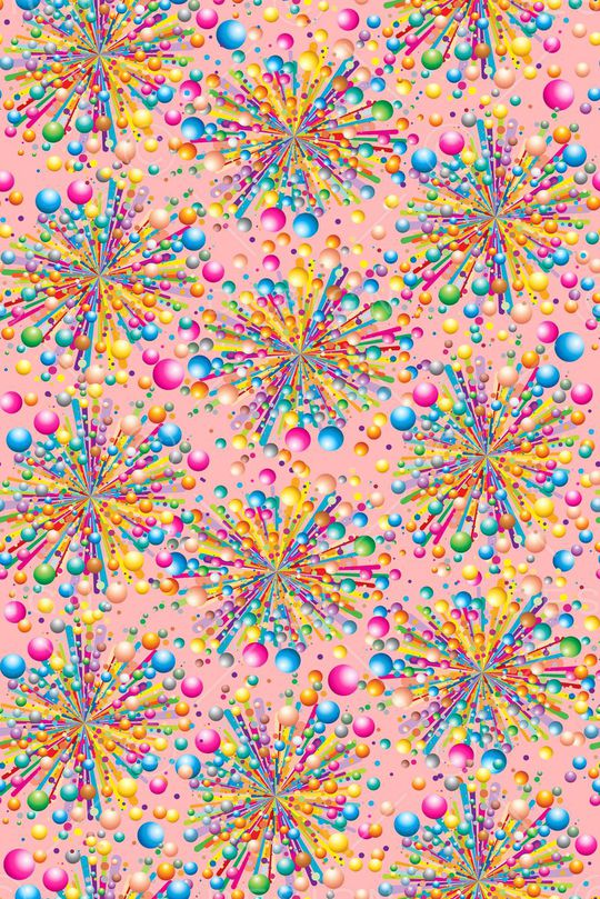 休闲时尚放射波点印花华亿平台图片