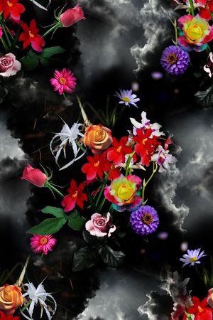 层次印花华亿平台图片