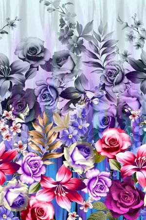 优雅 大方印花华亿平台图片