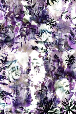 瑕疵花卉印花华亿平台图片