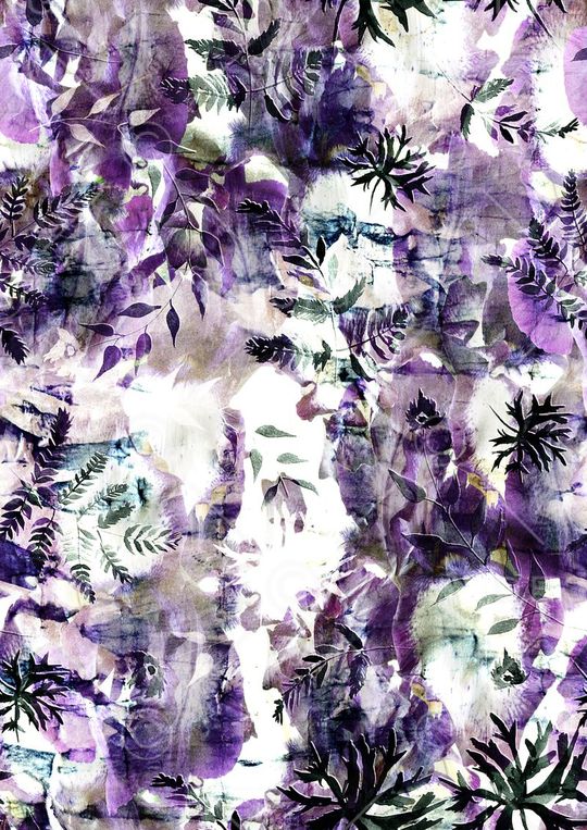 瑕疵花卉印花华亿平台图片