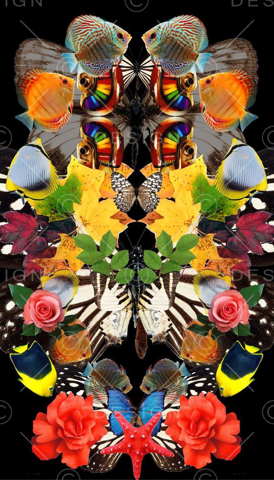 抽象印花华亿平台图片