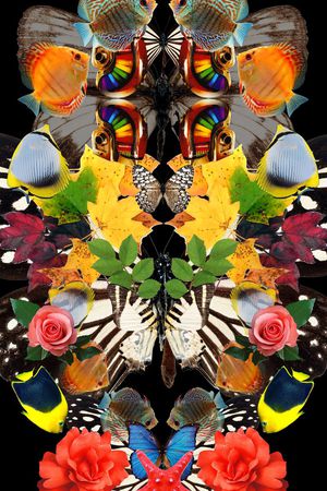 抽象印花华亿平台图片