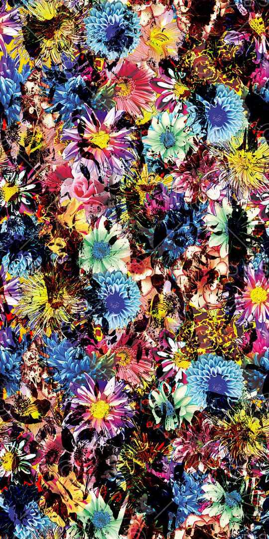 抽象风格印花华亿平台图片