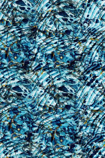 433099-蓝色系波纹大理石彩色石头  夏季波