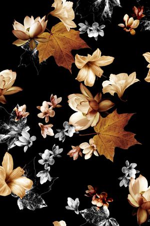 复古旗袍丝绸面料印花华亿平台图片