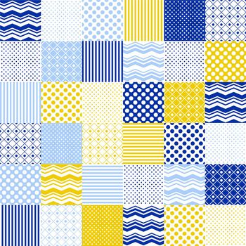 433202-格子条纹圆点波浪纹趣味华亿平台