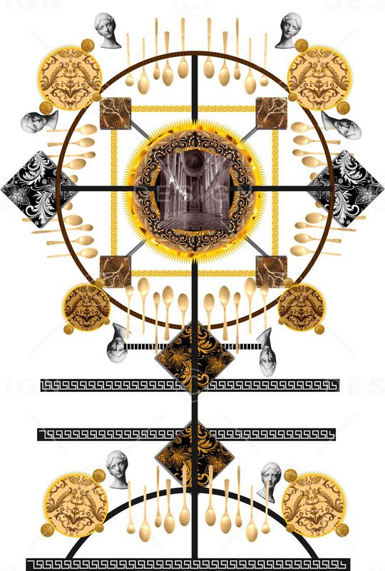 T恤 花藤 石膏 黄金印花华亿平台图片