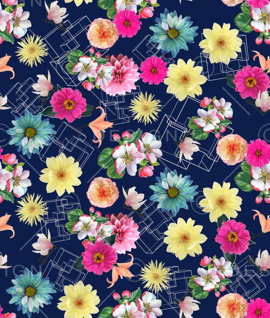 流行时尚印花华亿平台图片