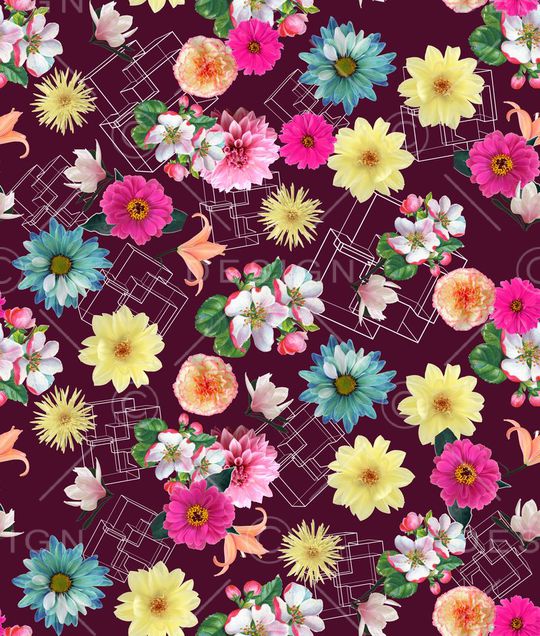 流行时尚印花华亿平台图片