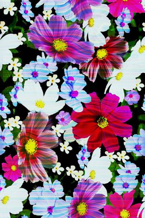 白色印花华亿平台图片