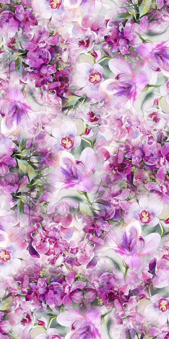 淡雅柔和印花华亿平台图片