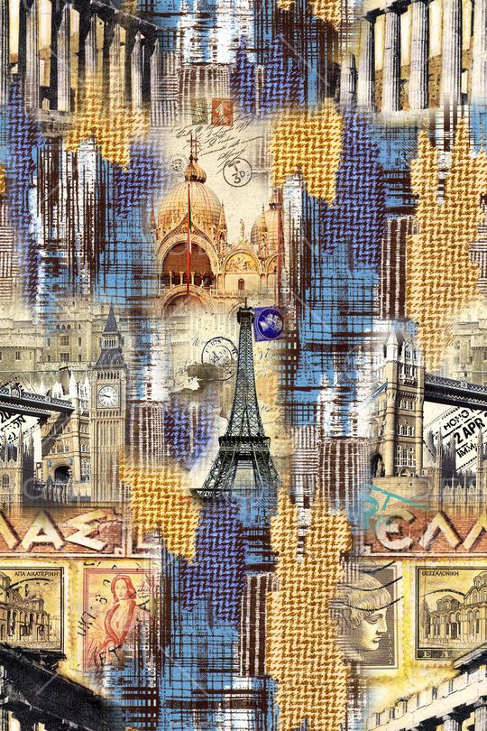 欧式印花华亿平台图片