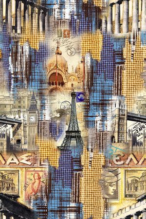 欧式印花华亿平台图片