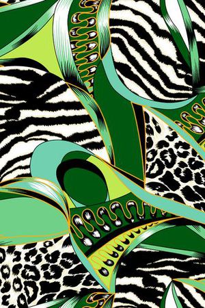 流行时尚印花华亿平台图片