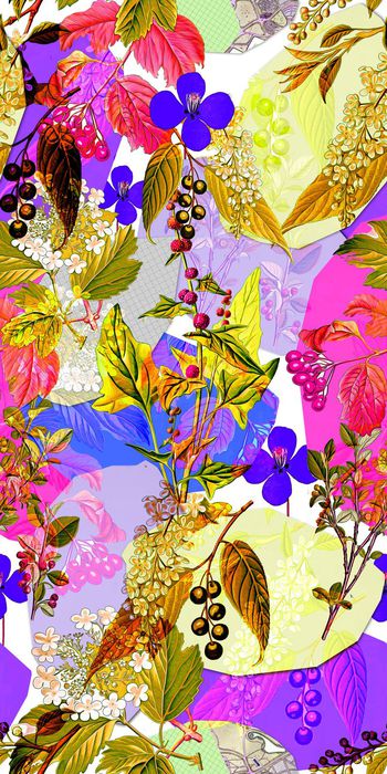 433515-写意 色块 手绘植物 花卉 画稿 