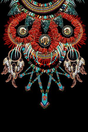 阿拉伯印花华亿平台图片