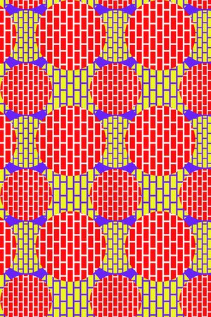 红黄框印花华亿平台图片