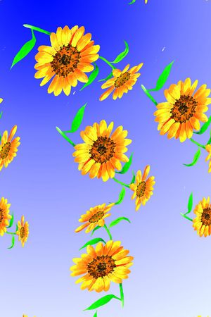 田园风印花华亿平台图片