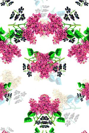 田园风印花华亿平台图片