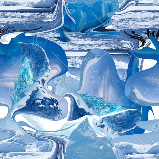 冰川印花华亿平台图片