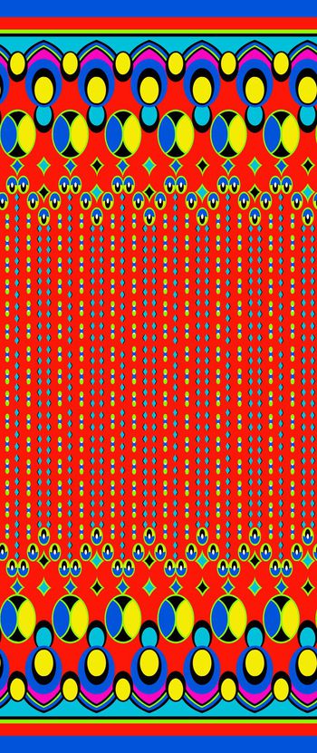 433711-双边定位几何圆圈裙边花