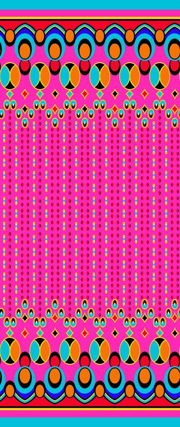 433712-双边定位几何圆圈裙边花