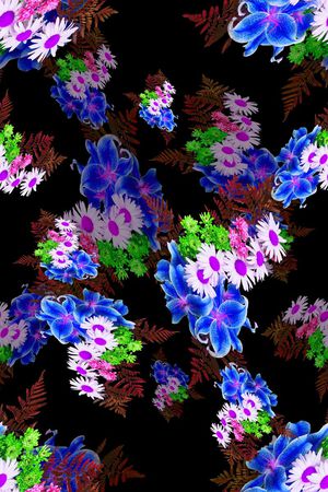 田园风印花华亿平台图片