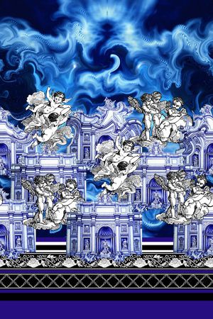 欧式宫廷风印花华亿平台图片